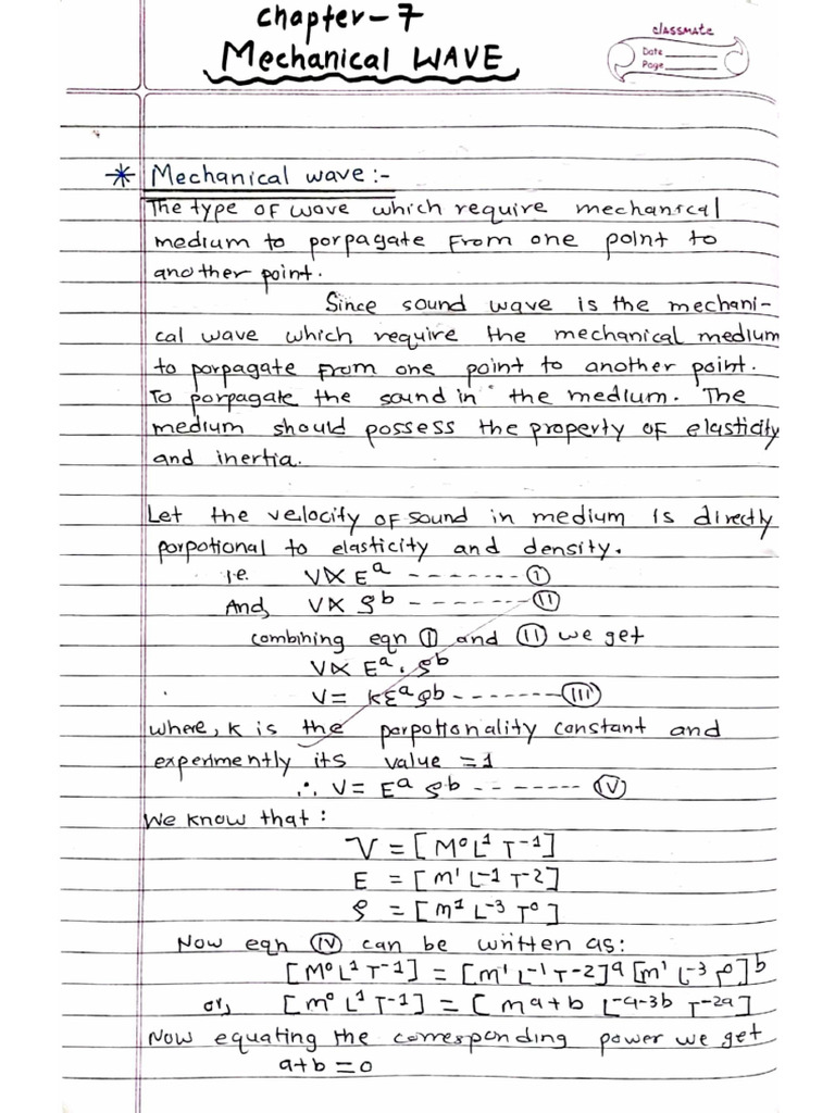 Mechanical Wave | PDF