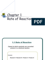 1 Rate of Reaction