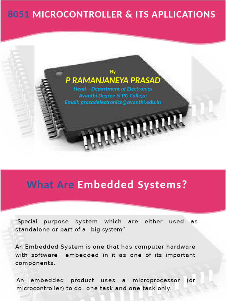 8051architectures | PDF | Microcontroller | Embedded System