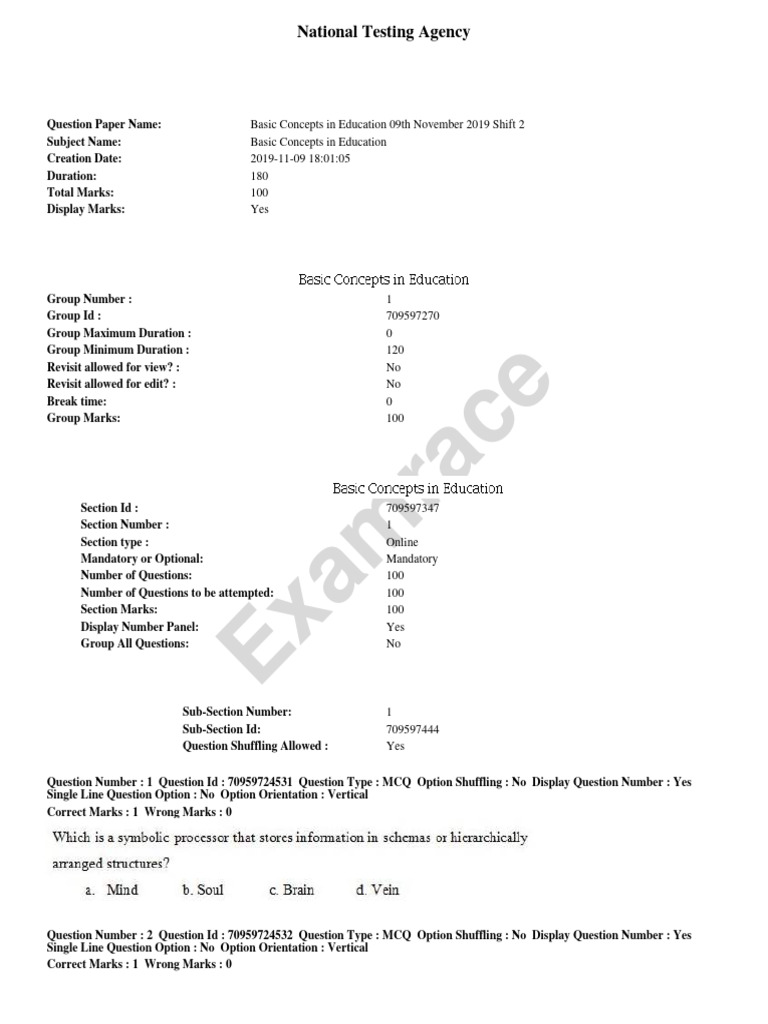 BASIC CONCEPTS IN EDUCATION SWAYAM ANSWER visual data 5