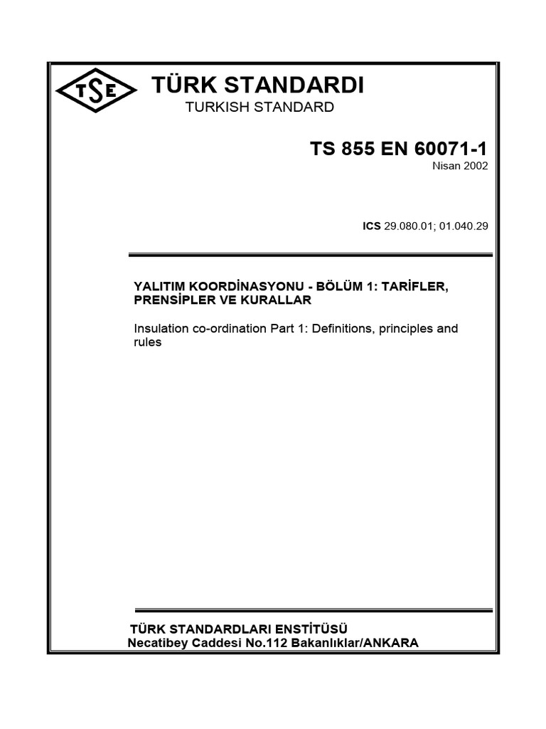 TS 855 en 60071 1 | PDF