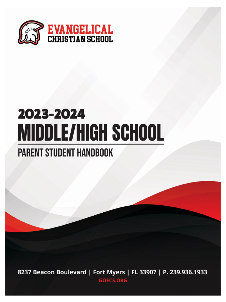ECS Parent/Student Handbook Overview | PDF | Jesus | God