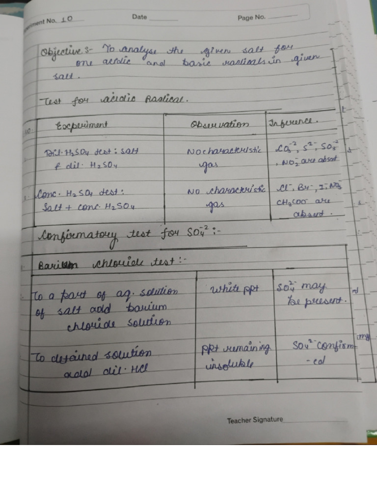 Chemistry Experiment 10 | PDF