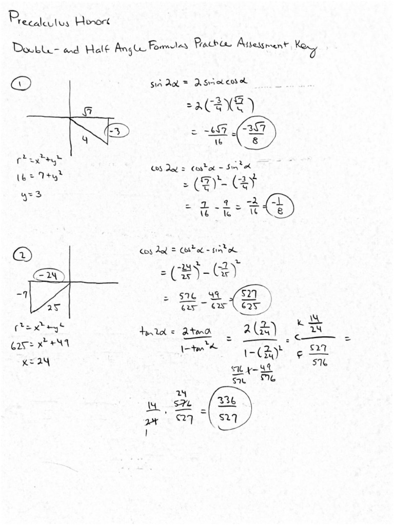 Double Half Angle Calculator