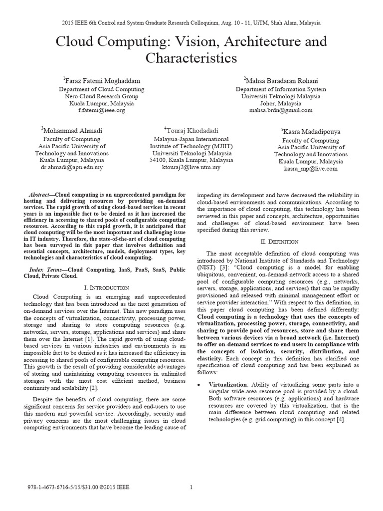 icsgrc.2015.7412454_2 | PDF | Cloud Computing | Software As A Service