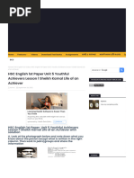 HSC English 1st Paper Unit 5 Youthful Achievers Lesson 1 Sheikh Kamal Life of an Achiever