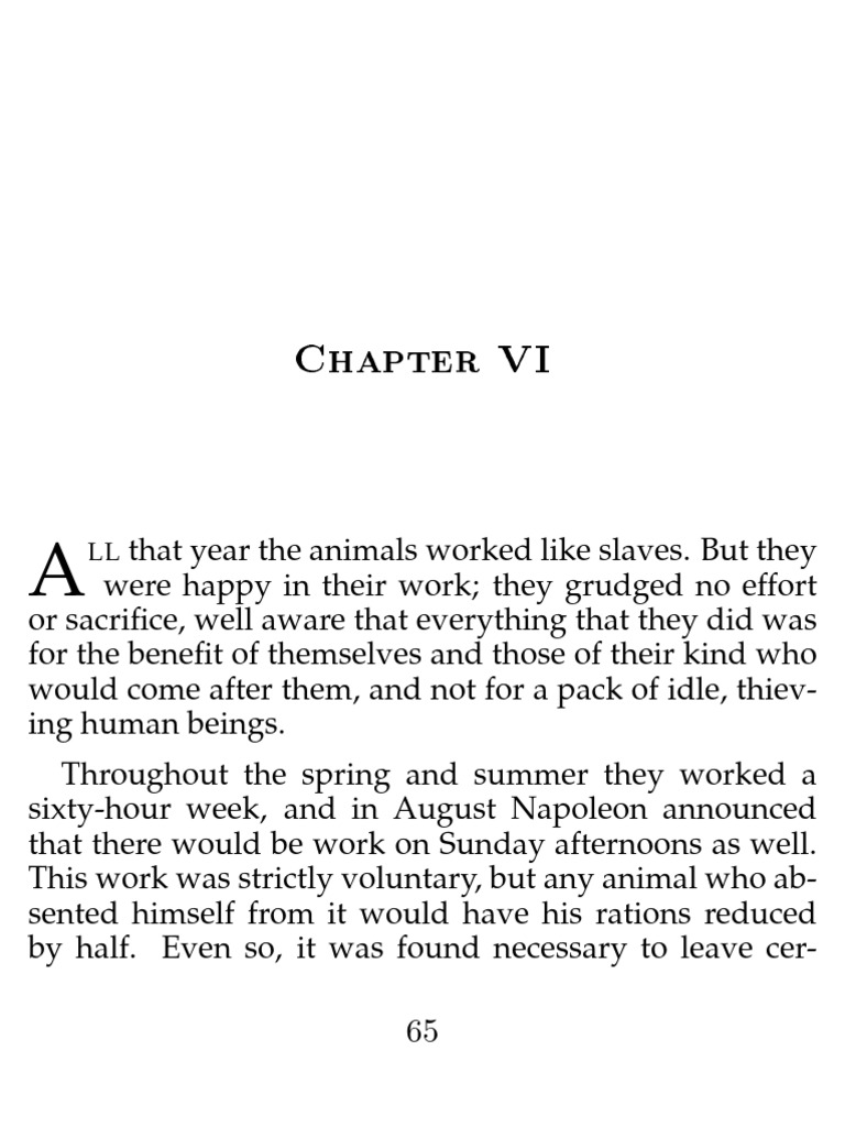 Animal+Farm+ +chapter+6+ PDF | PDF