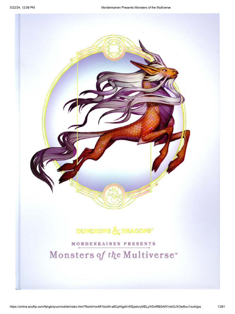 Mordenkainen's Monsters of the Multiverse | PDF | Dungeons & Dragons ...