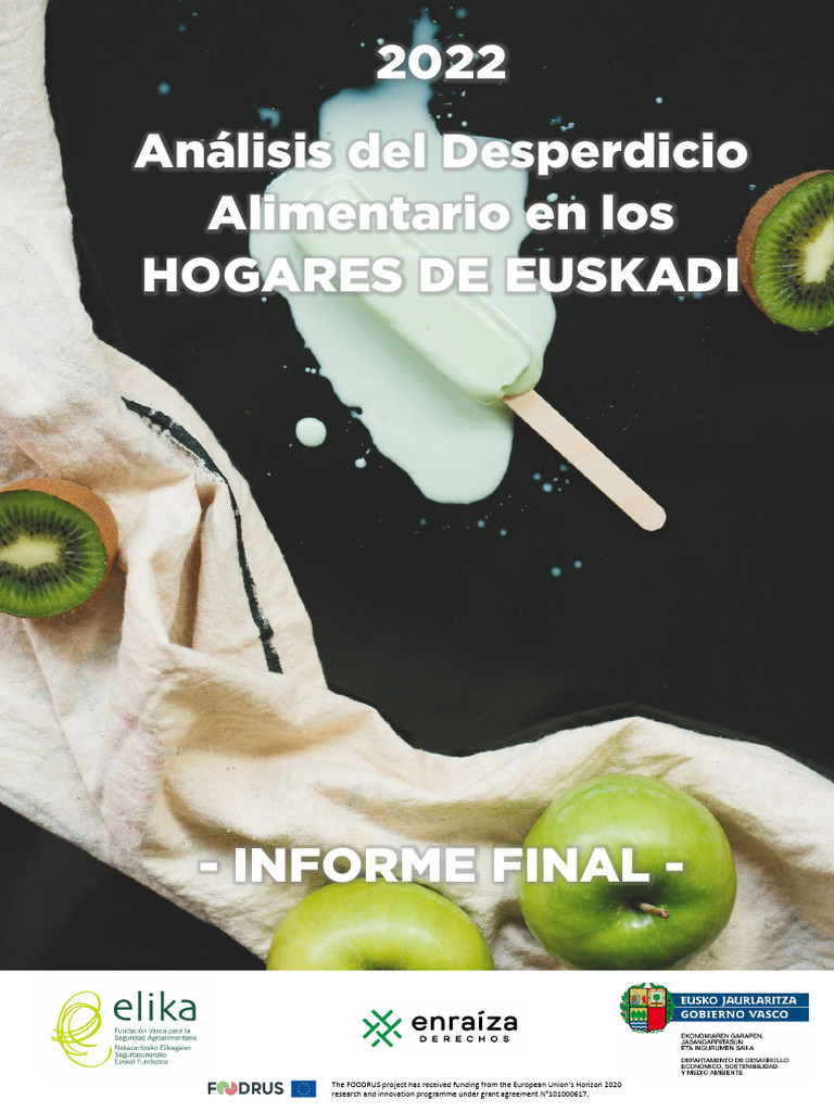 Elika - Analisis del desperdicio alimentario en los hogares de Euskadi ...