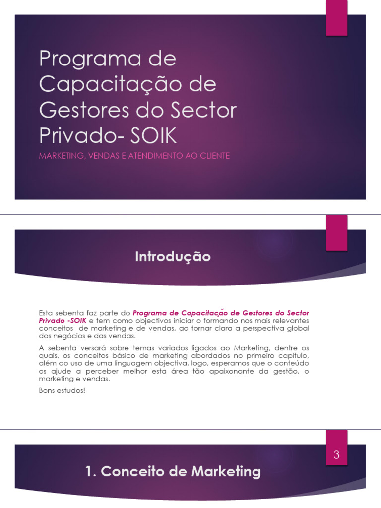 Capacitação em Marketing e Vendas | PDF | Marketing | Publicidade