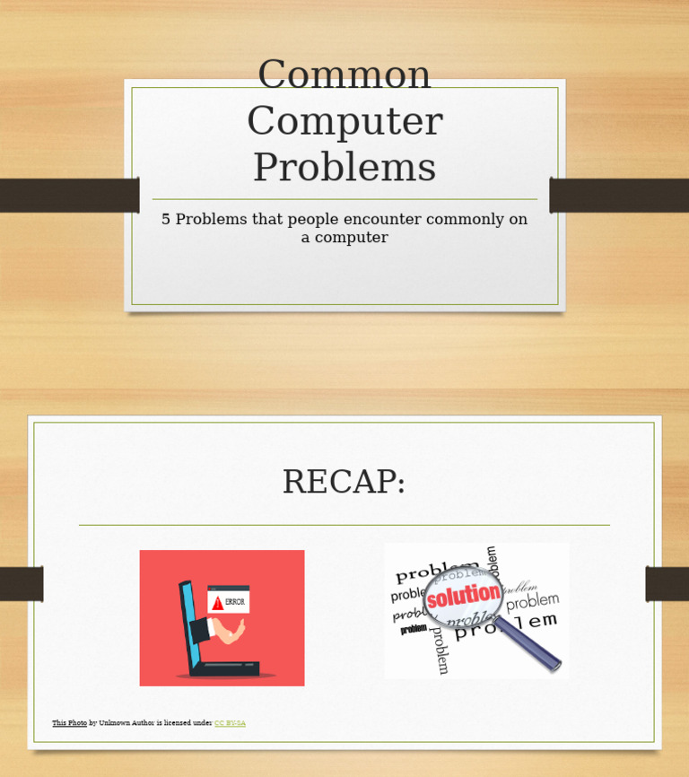 Common Computer Problems | PDF