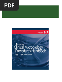 [Ebooks PDF] download Clinical Microbiology Procedures Handbook full chapters