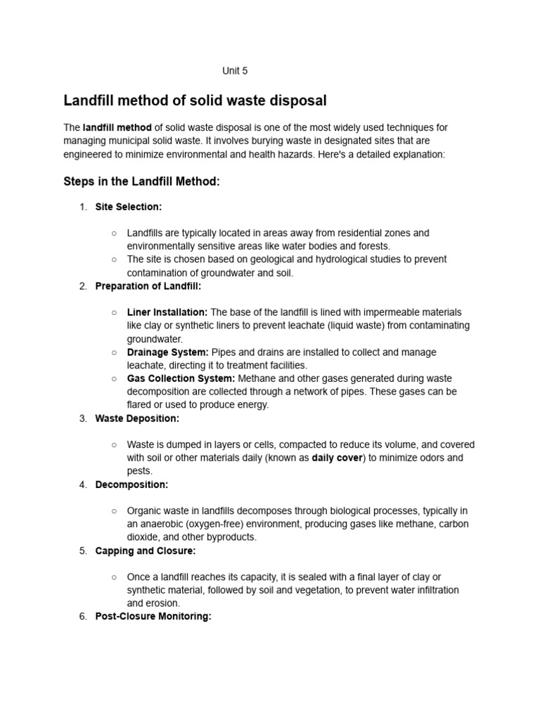 Landfills, Waste Management and Power Generation | PDF | Landfill | Waste