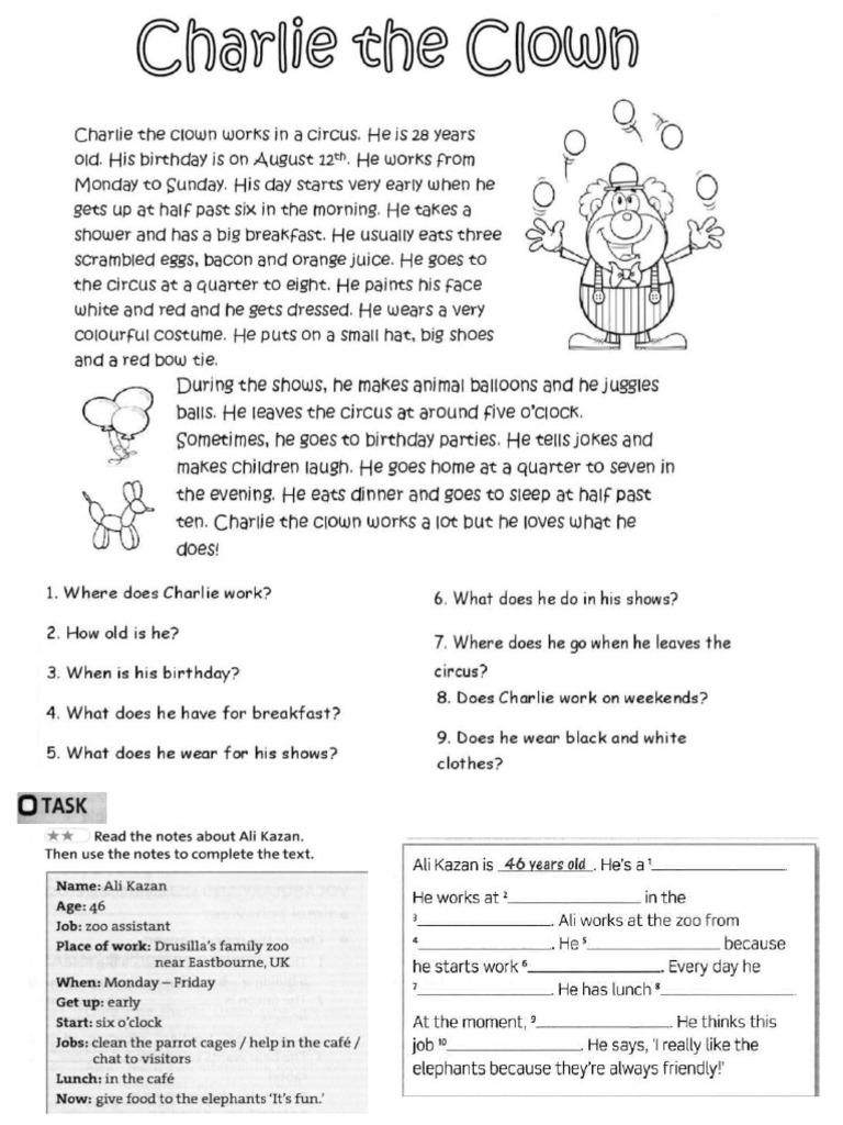 Job Description Reading Compreh | PDF