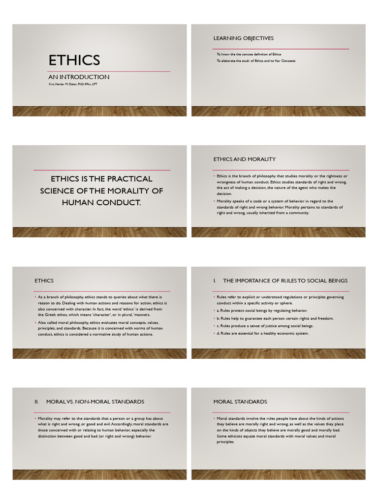 Understanding Ethics and Morality Concepts | PDF | Relativism | Morality