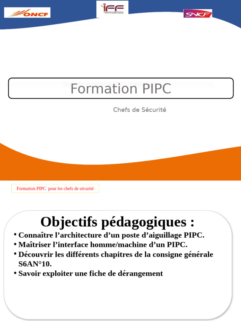 Formation PIPC pour Chefs de Sécurité | PDF | Interface graphique ...