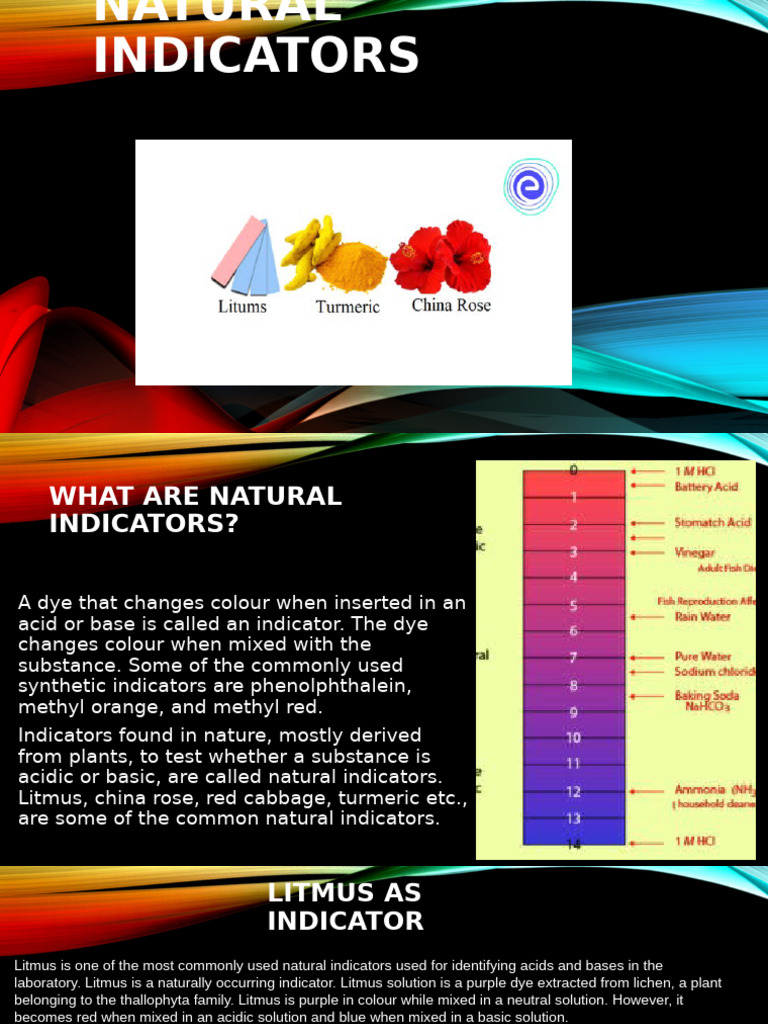 Turmeric as a Natural Indicator | PDF | Turmeric | Chemical Compounds