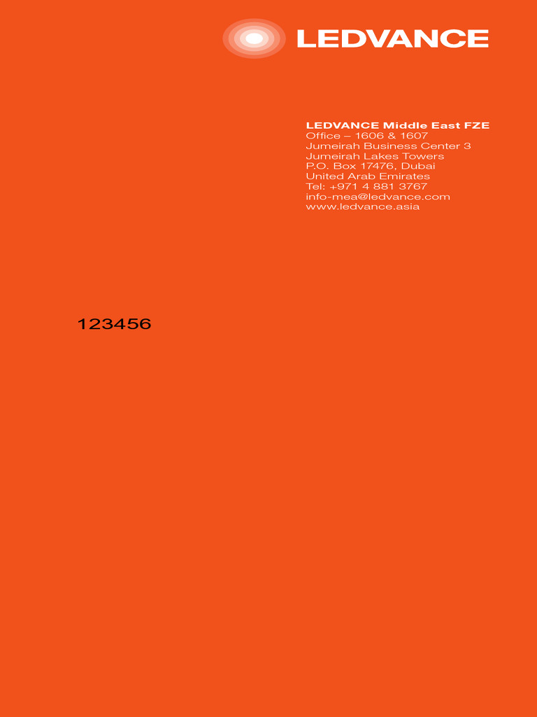LEDVANCE LED Luminaires Overview | PDF | Lighting | Electrical Engineering