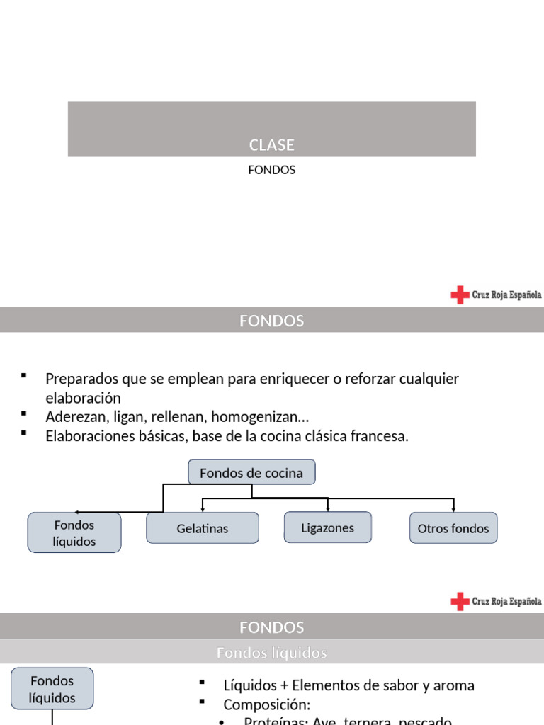 Clase 3a Fondos PDF Caldo Cocinando