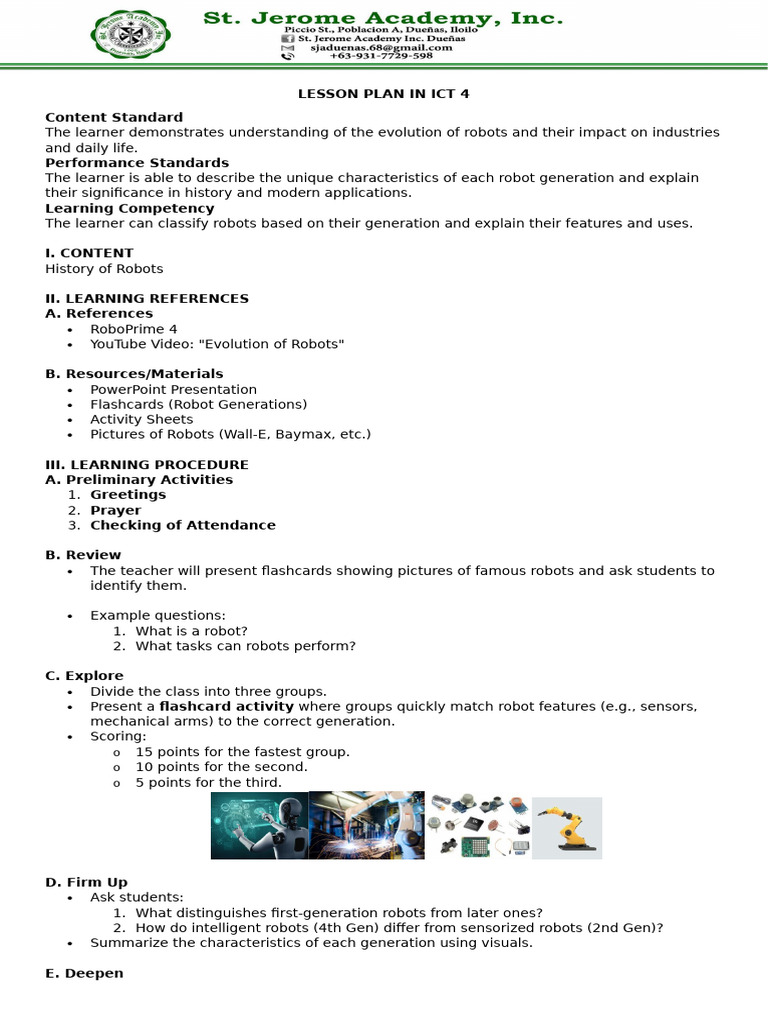 Understanding Robot Generations in ICT | PDF | Robot | Robotics