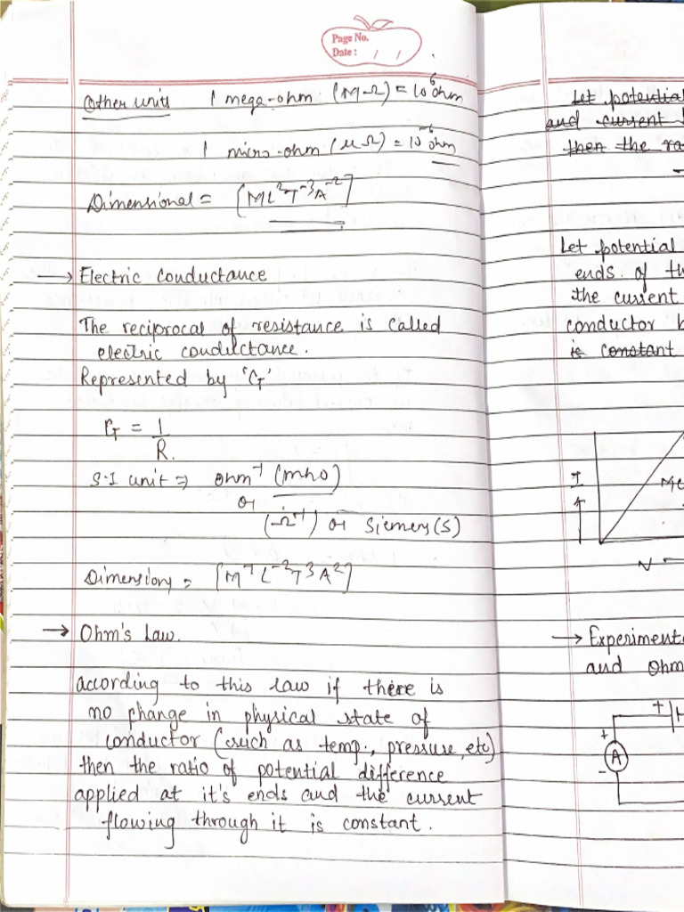 Electric Resistance and Ohm Law Part 2 | PDF