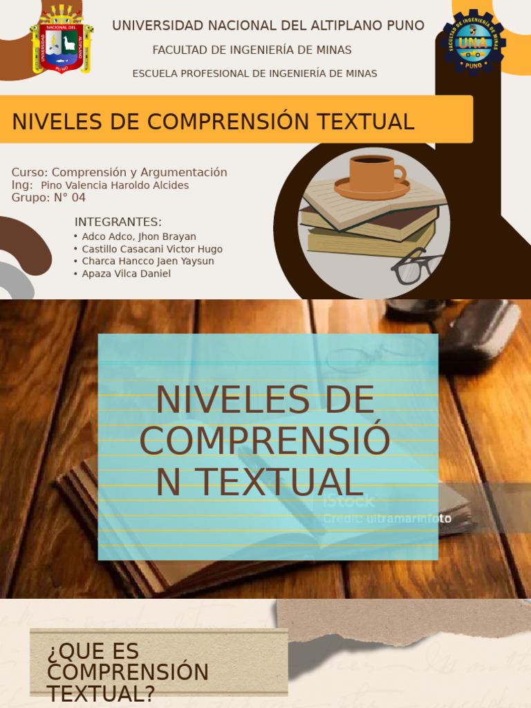 Niveles de Comprensión de Texto | PDF | Inferencia | Razonamiento deductivo