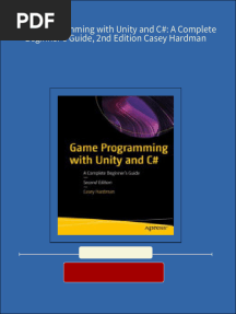 Game Programming with Unity and C#: A Complete Beginner's Guide, 2nd Edition Casey Hardman all chapter instant download