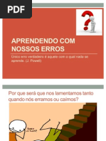 Aprendendo Com Nossos Erros