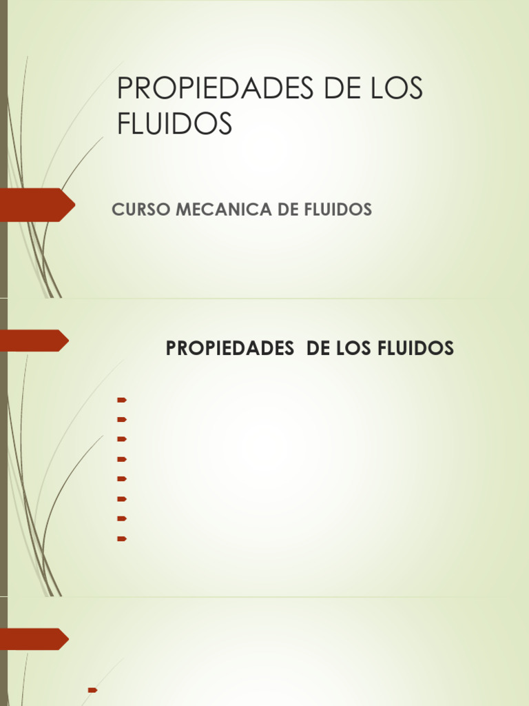 4ta - Clase - PROPIEDADES DE LOS FLUIDOS | PDF | Viscosidad | Presión