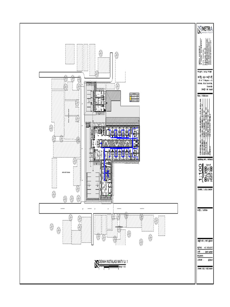 Denah Matv LT 1 20-9-23-Model | PDF