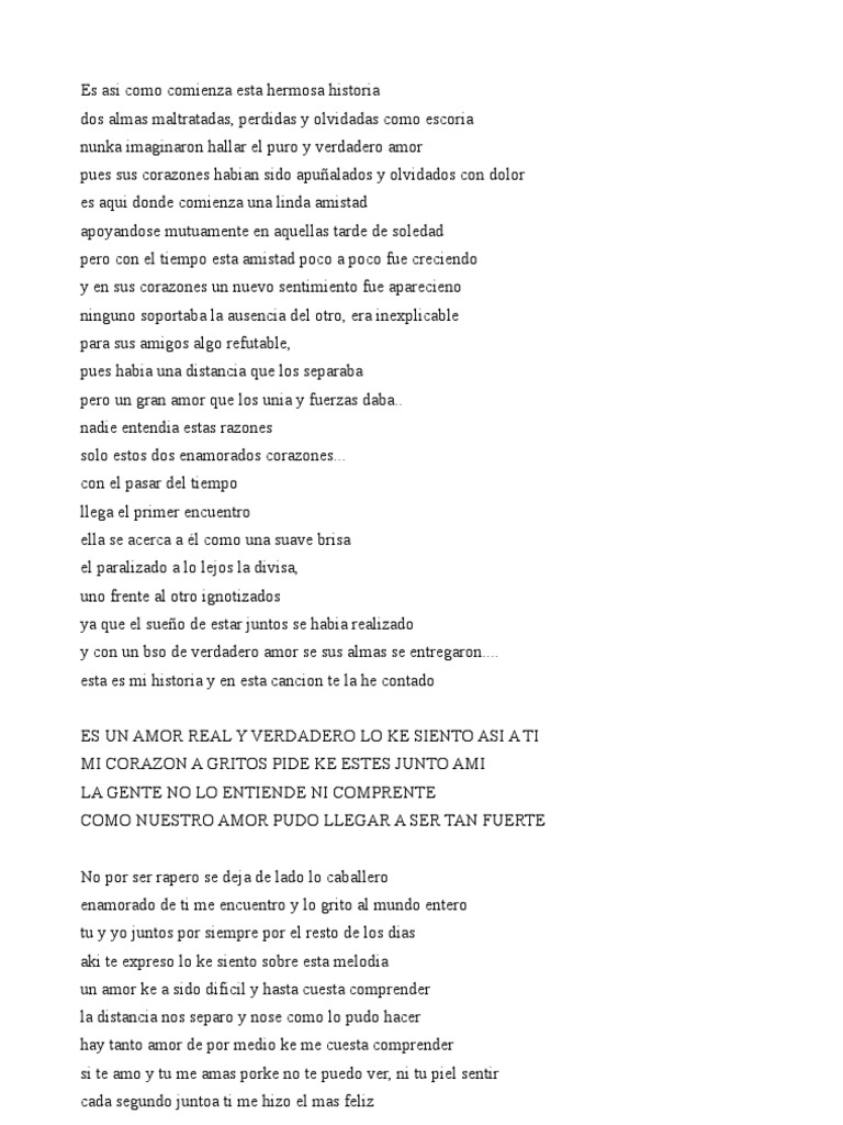 Amor Verdadero a Distancia | PDF