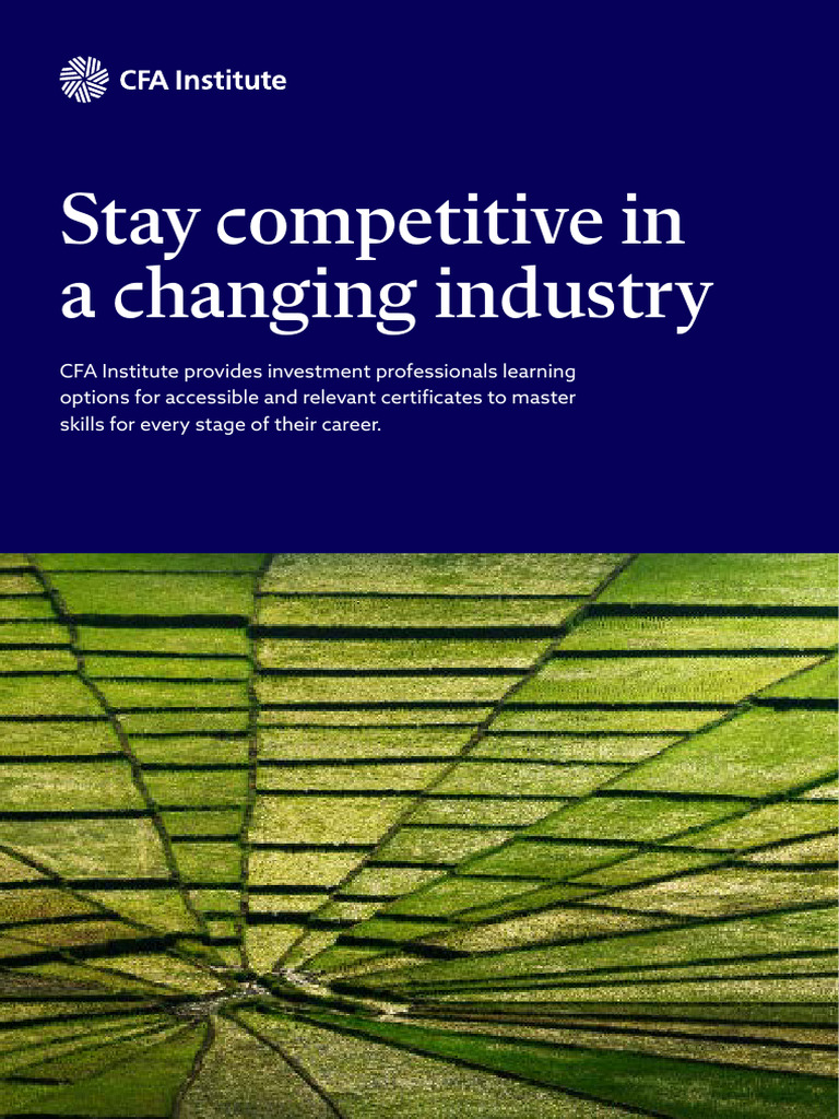 Cfa Programs Certificates Brochure | PDF | Private Equity | Investing