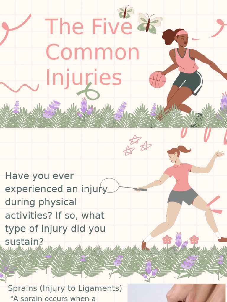 Common Sports Injuries Explained | PDF | Knee | Musculoskeletal Disorders