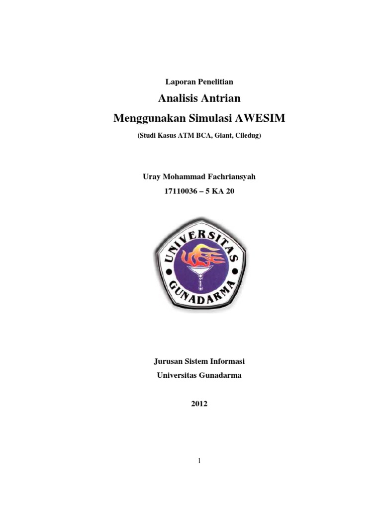Contoh Laporan Penelitian Pdf