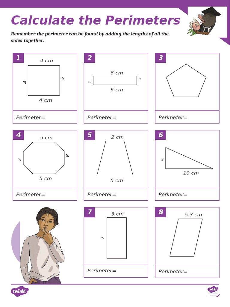 Calculate Perimeters of Shapes | PDF