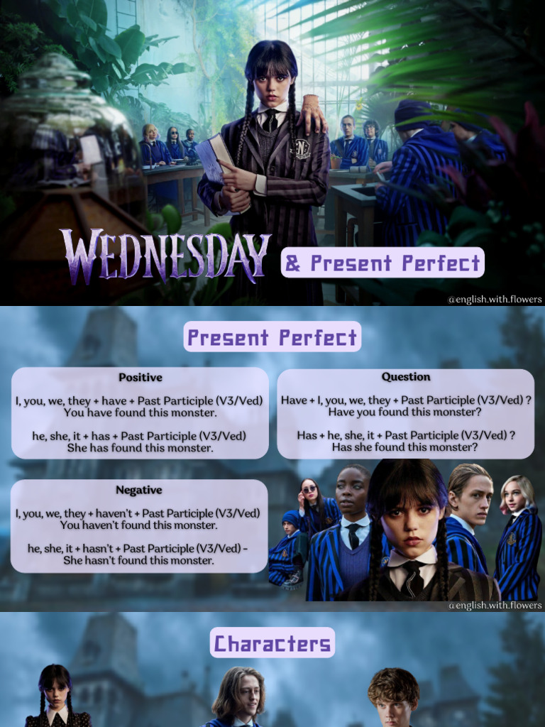 Present Perfect With Wednesday | PDF