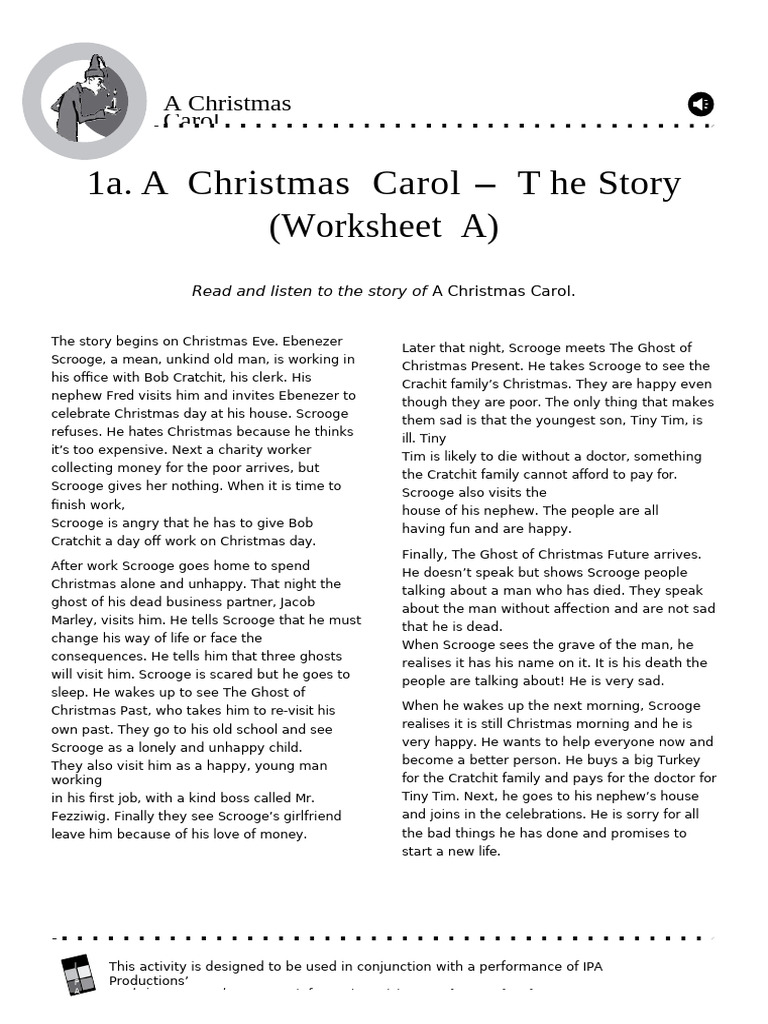 a christmas carol worksheets | pdf | ebenezer scrooge | a