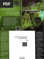 HORN (org.). Textos filosóficos em discussão I