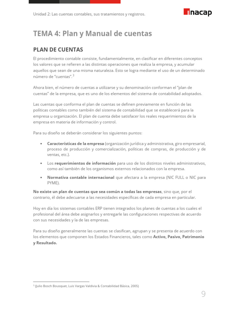Avc404 - U2 - Lec4 Plan y Manual de Las Cuentas | PDF | Contabilidad ...