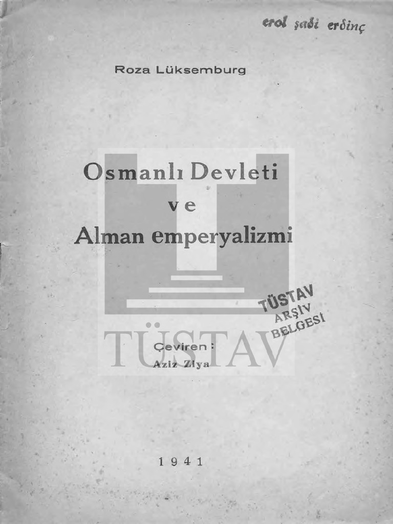 Osmanli Devleti Ve Alman Emperyalizmi | PDF