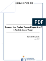 Toward The End of Force Projection? I. The Anti-Access Threat