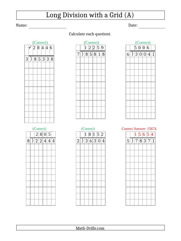5 Digit Division Week 3 - by - Ahmed | PDF