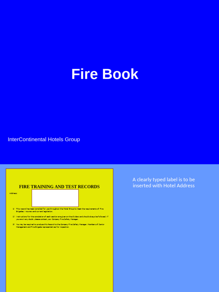 Fire Training and Safety Records Guide | PDF | Stairs | Architectural ...