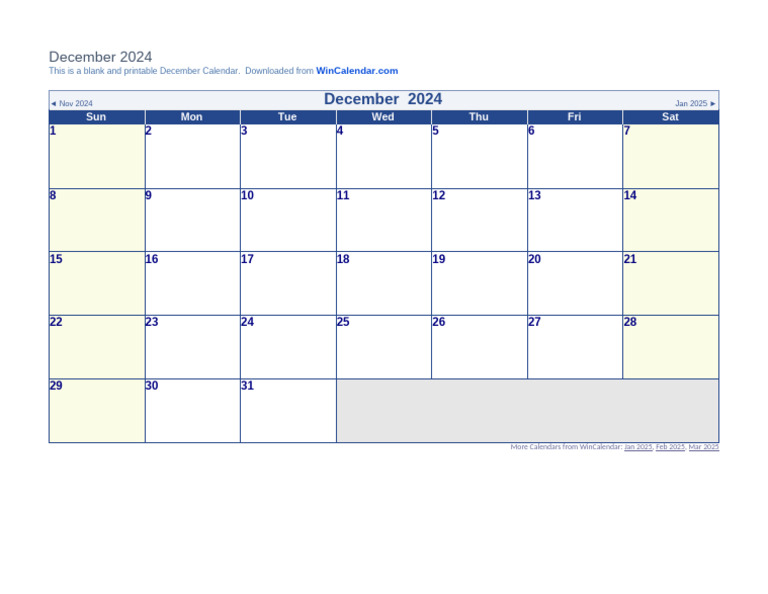 December-2024-Calendar | PDF