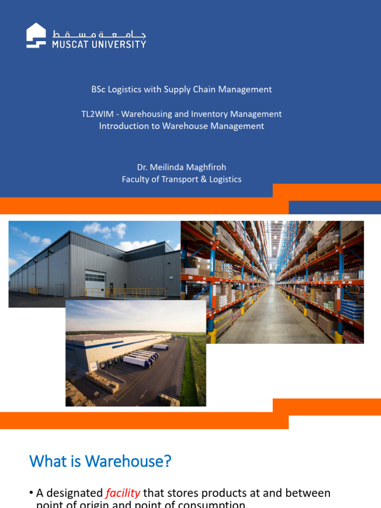 Understanding Warehousing in Logistics | PDF | Warehouse | Logistics