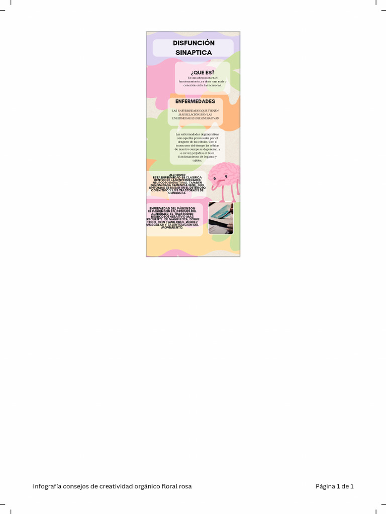 Infografía Consejos de Creatividad Orgánico Floral Rosa | PDF