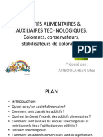 Download ADDITIFS ALIMENTAIRES  AUXILIAIRES TECHNOLOGIQUES Colorants conservateurs et stabilisateurs de coloration by Peti Pou SN79970717 doc pdf