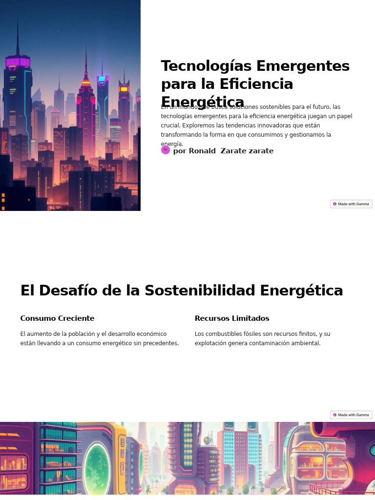 Tecnologías para Eficiencia Energética | PDF | Uso eficiente de energía ...