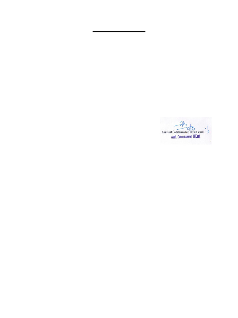 Income Certificate Form | PDF