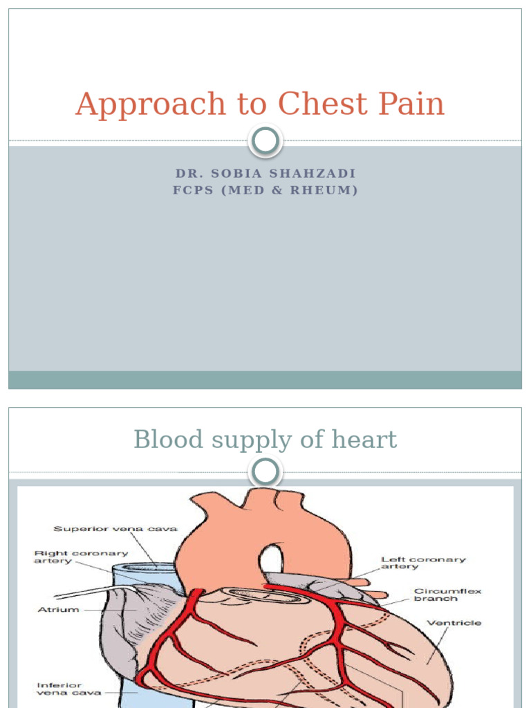Comprehensive Guide to Chest Pain Diagnosis | PDF